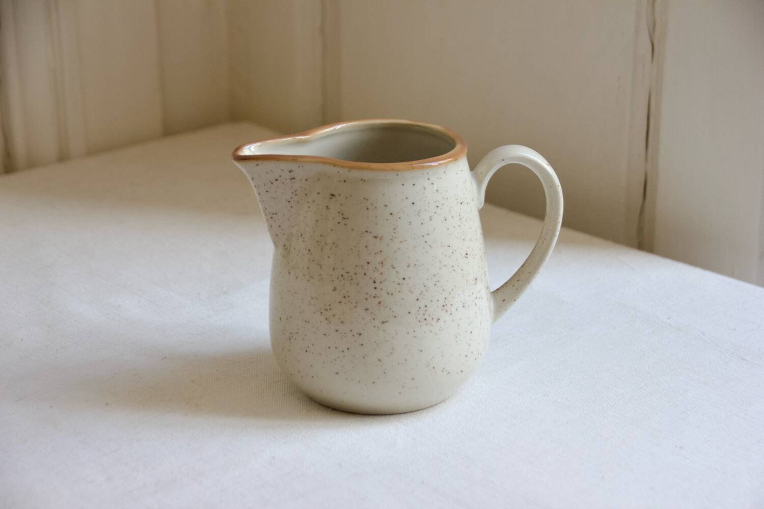 Stoneware milk jug