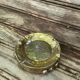 Italian Brutalist Brass Ashtray by Tonini