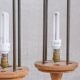 Paire de lampes de table de Guillerme et Chambron