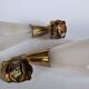 Appliques laiton et plexiglas style Maison Lunel