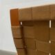Vintage Scandinavian wooden armchair set