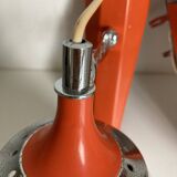 Set of two vintage orange wall lights from the 70s