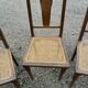 Chaises en cannage année 30-40