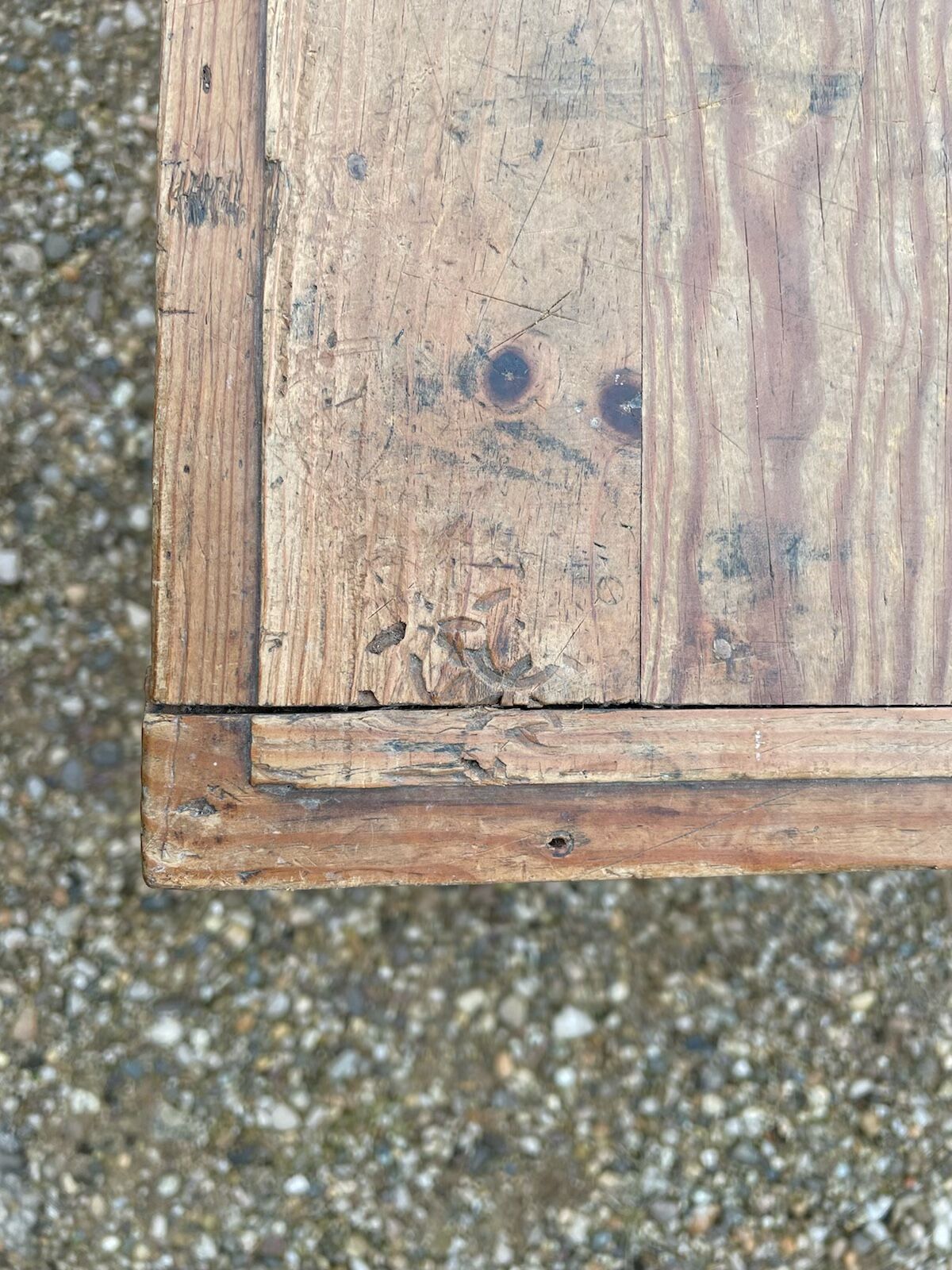 Oak and fir farmhouse table