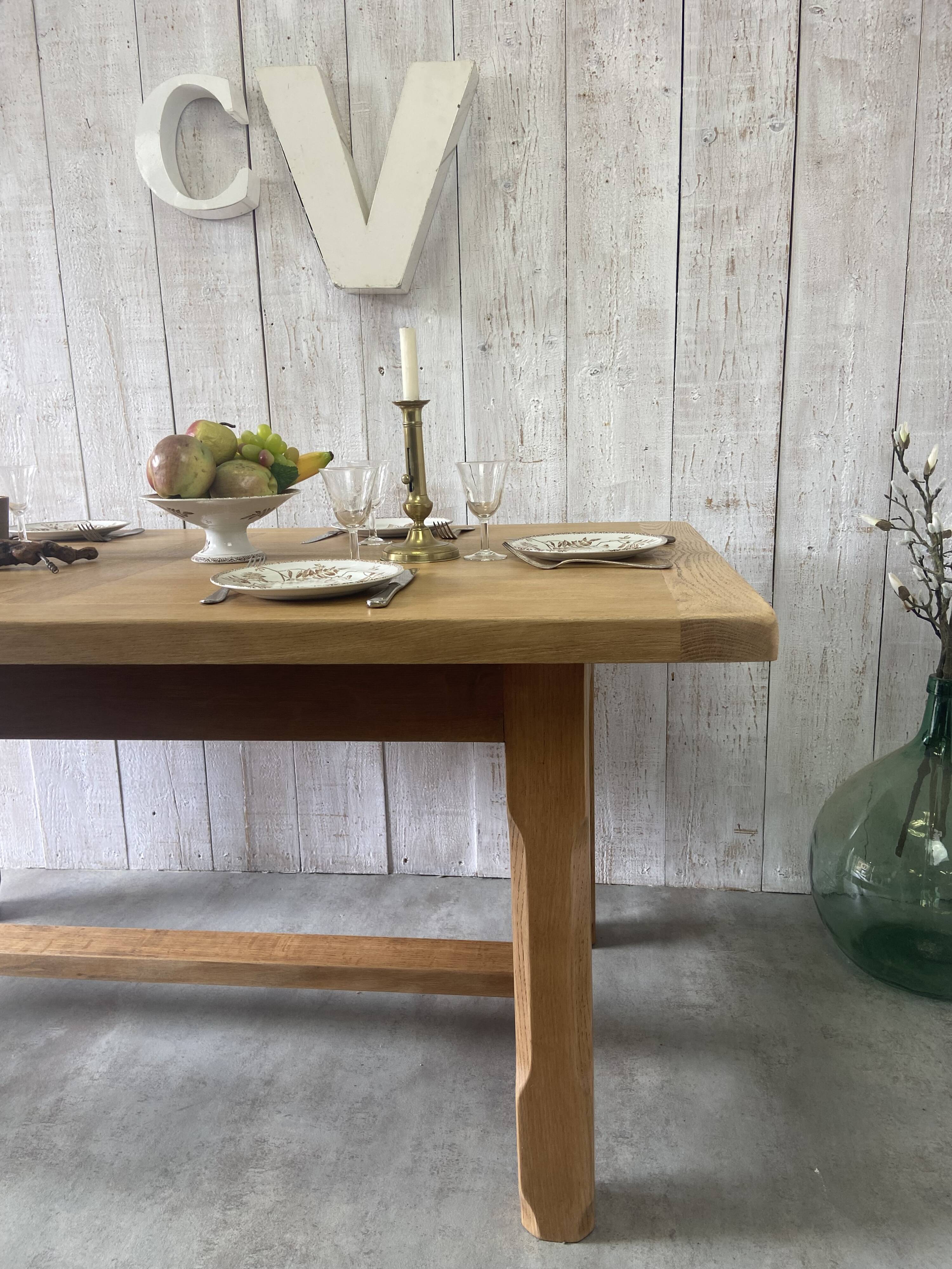 Oak farmhouse table 160x90CM