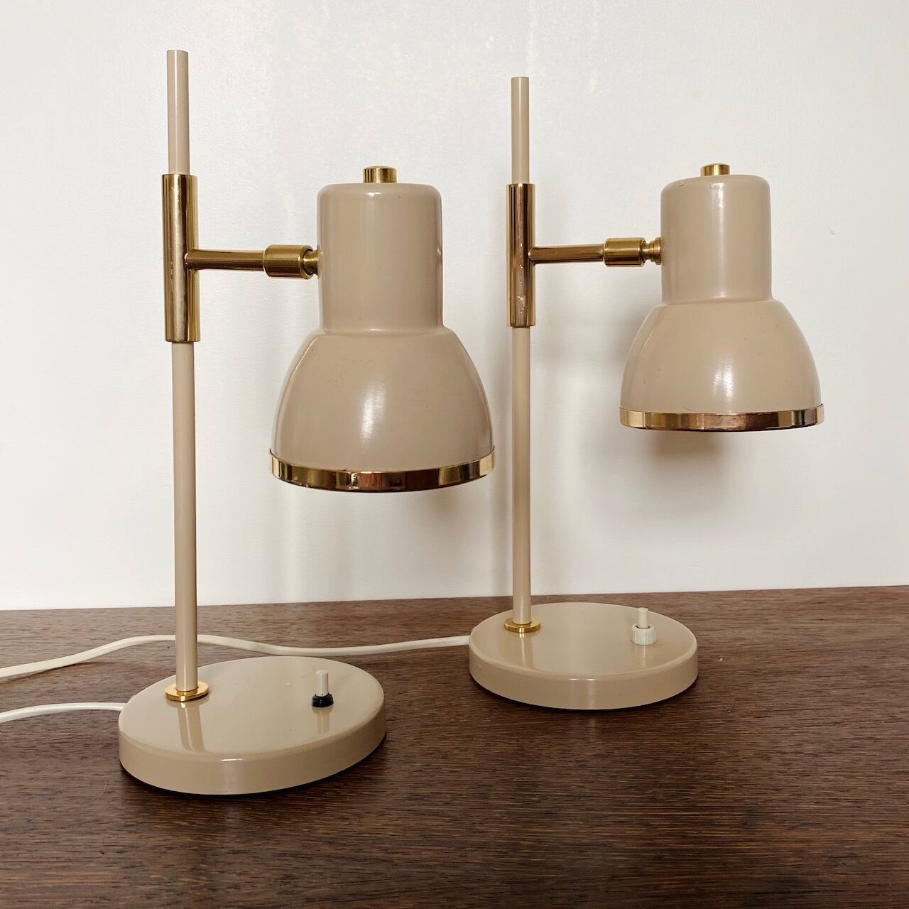 Paire de lampes de bureau by Boulanger