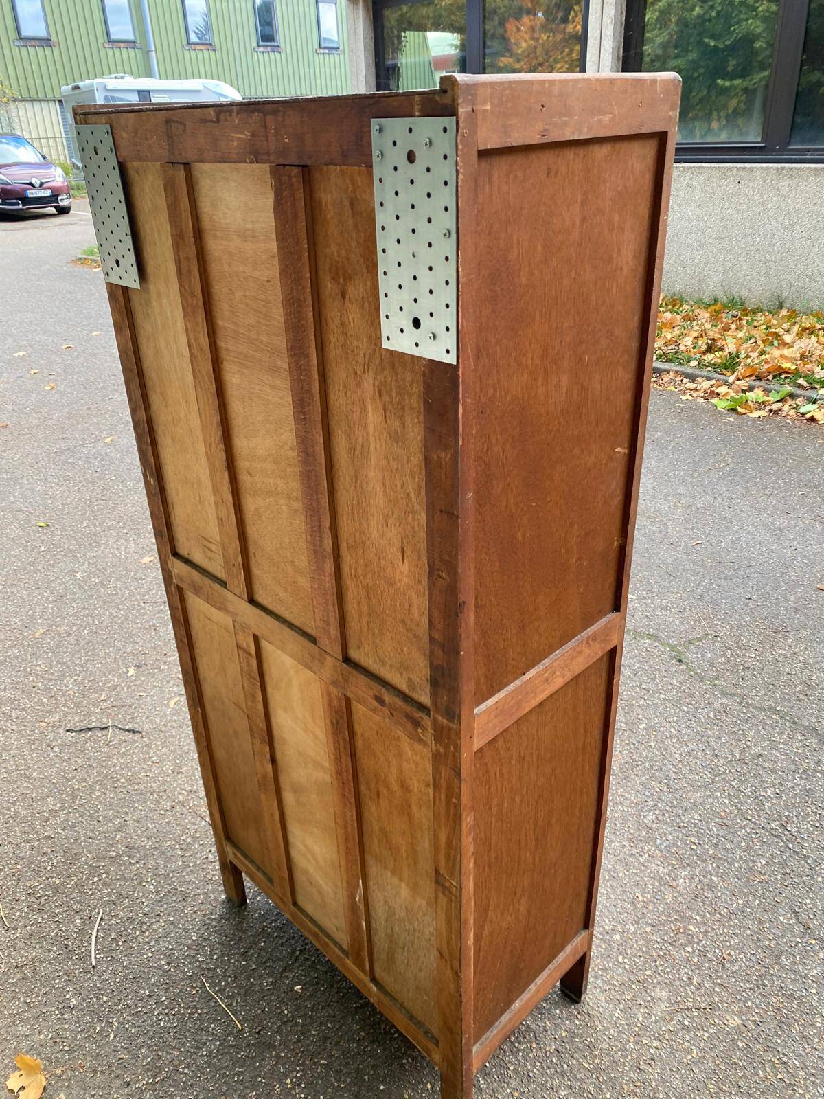 Armoire parisienne art déco en bois