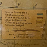 Ancient luminous globe tarid map