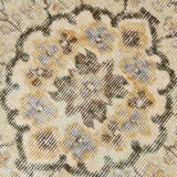 6x10 Classic & Bordered Beige Turkish Vintage Rug, 193x306Cm SK 5705