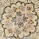 Tapis turc beige classique et bordé vintage 6x10, 193x306 cm SK 5705
