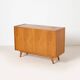 1 of 2 Jiri Jiroutek sideboard with sliding door, Czechoslovakia, 1960s