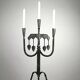 Hand-Forged Wrought Iron Brutalist Candelabra, Scandinavia — circa 1960s/1970s