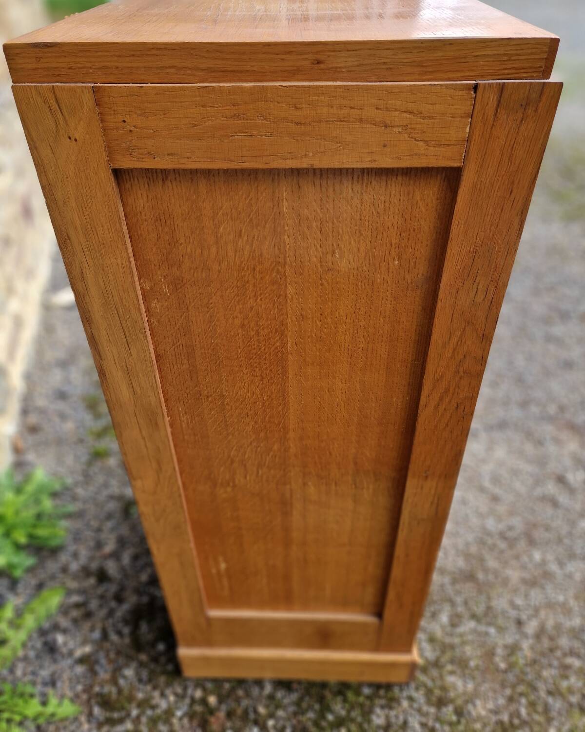 60s curtain filing cabinet