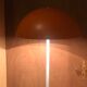 Vintage 70s orange and white lamp