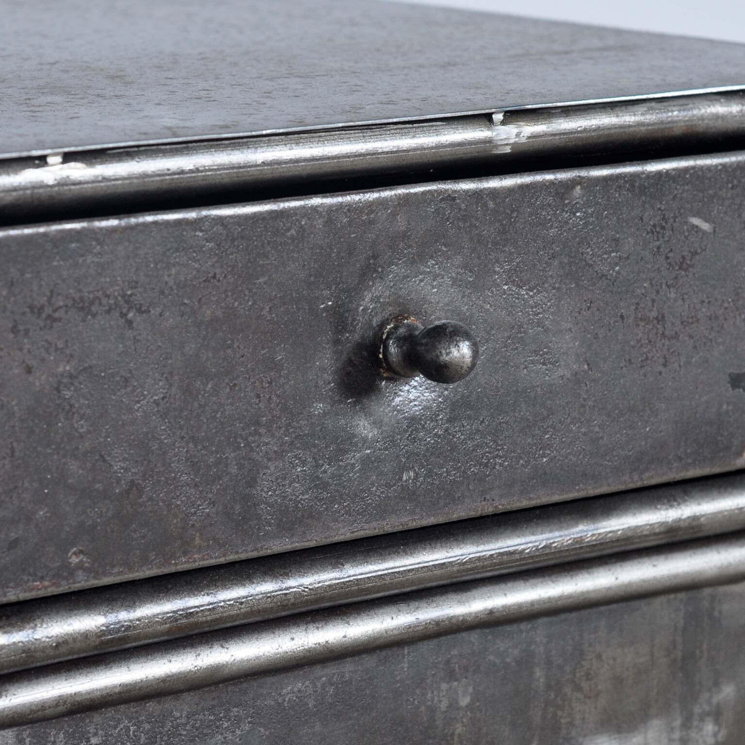 Iron nightstand, 1910s