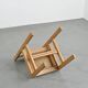 Chaise en Acajou Blond par André Sornay, circa 1960