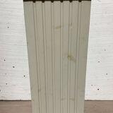 Square presentation column in patinated beech, 20th century