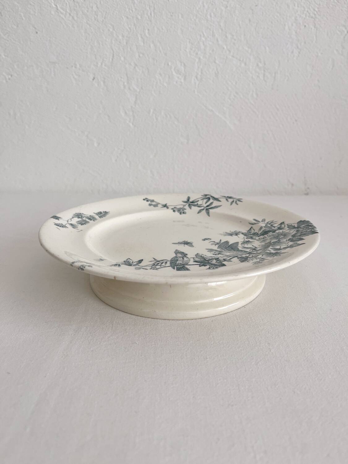Longwy “Mignon” low ironstone fruit bowl