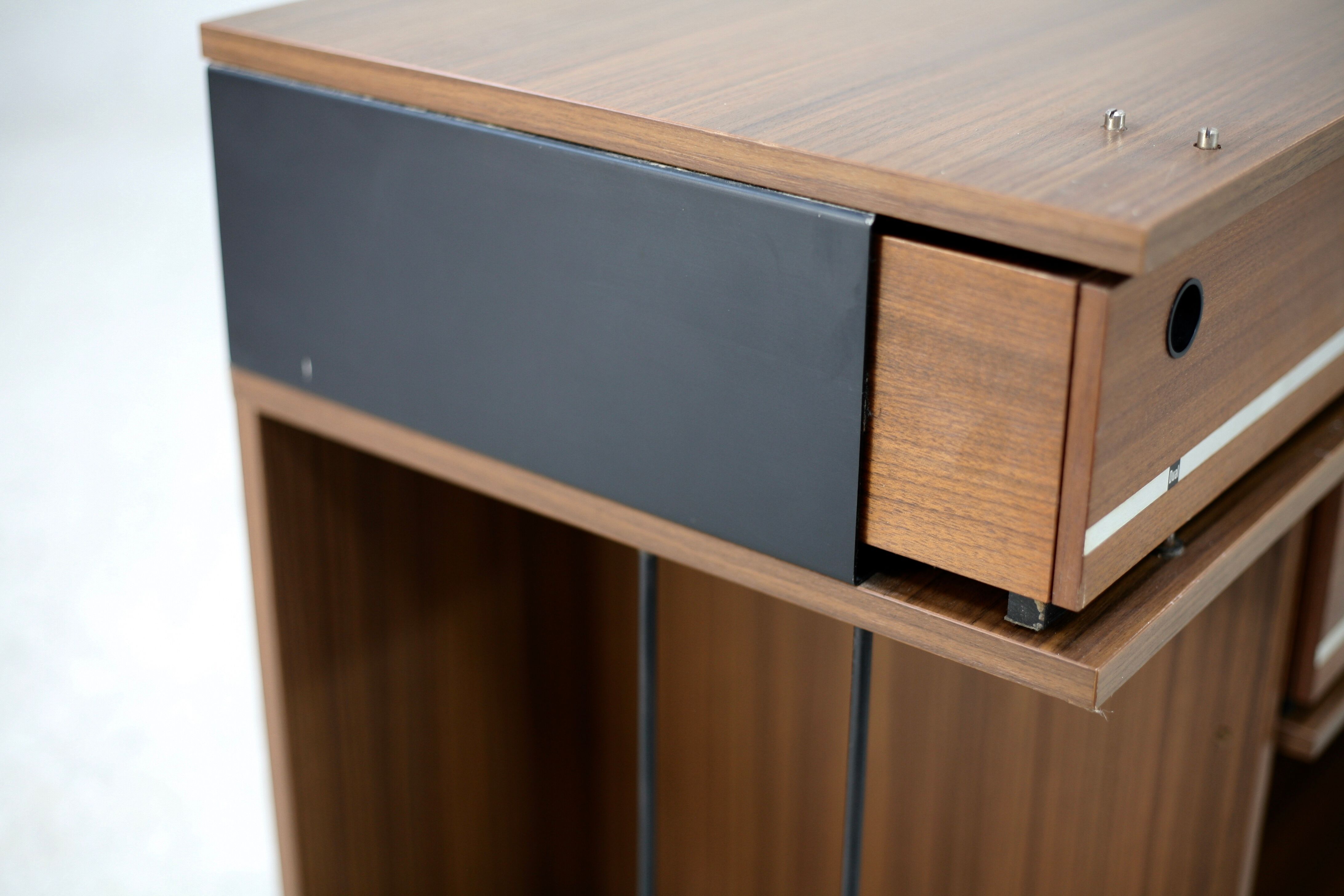Dual furniture, hi-fi storage, circa 1970.