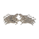 Set of 12 covered holders