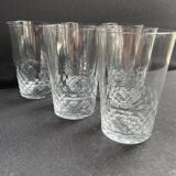 6 Baccarat tortoiseshell mugs