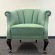 Danish Vintage Armchair (1955-60s) - Original Mint Green Fabric