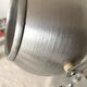 Eye ball lamp space age brushed metal 70s