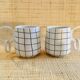 Lot de 2 tasses artisanales fait main