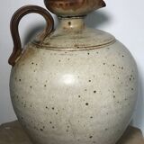 Pyrite stoneware ball pitcher signed Jean-Pierre Prudhomme