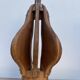 Brutalist teak wood lamp from the 1960s.
