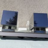 Pair of 70's wall lamps