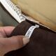 Togo 3-seater sofa in brown alcantara suede, Ligne Roset