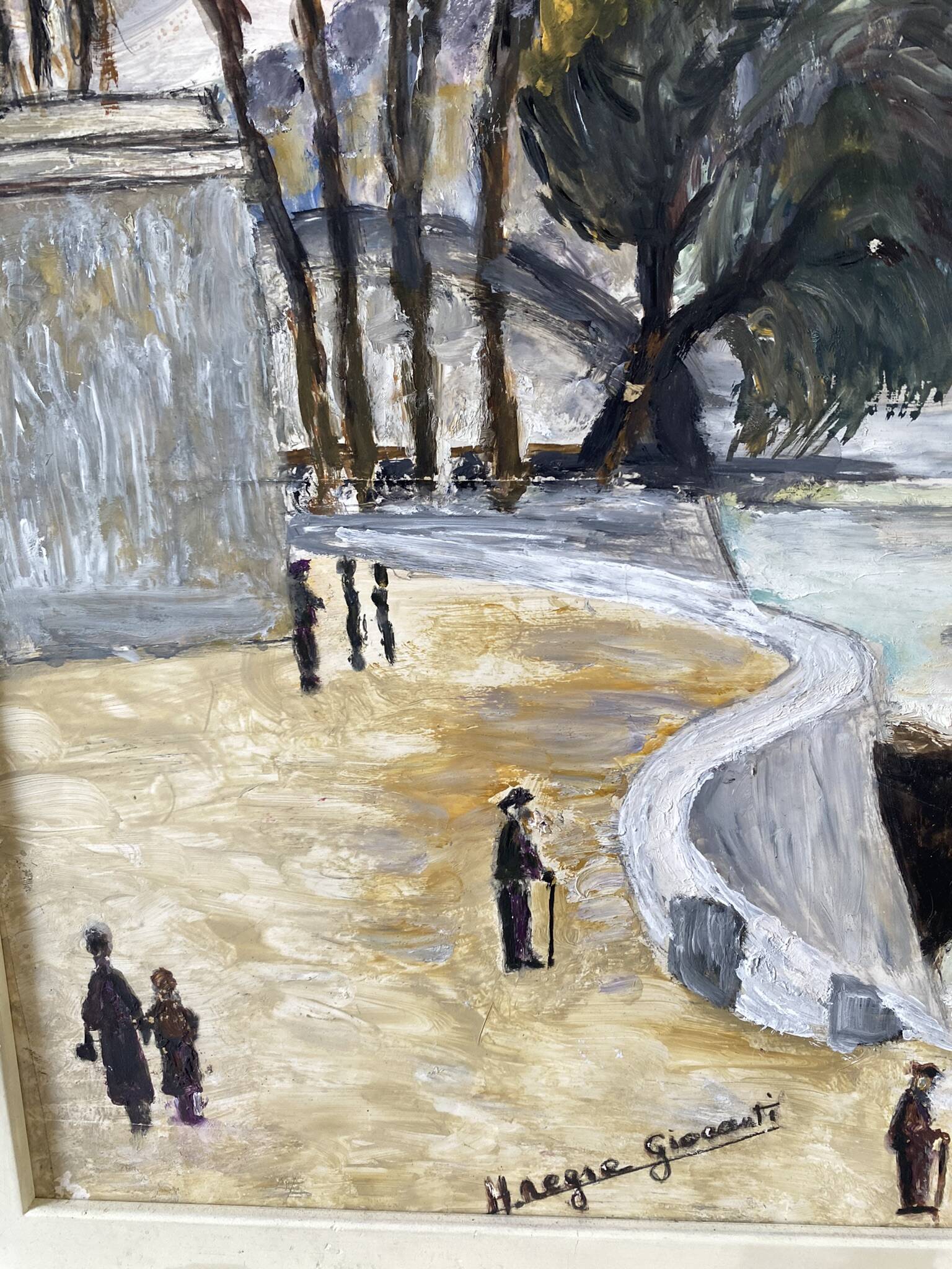 Walk along a signed river