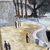 Walk along a signed river