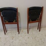 2 vintage folding chairs 50 , 60'S Norquist