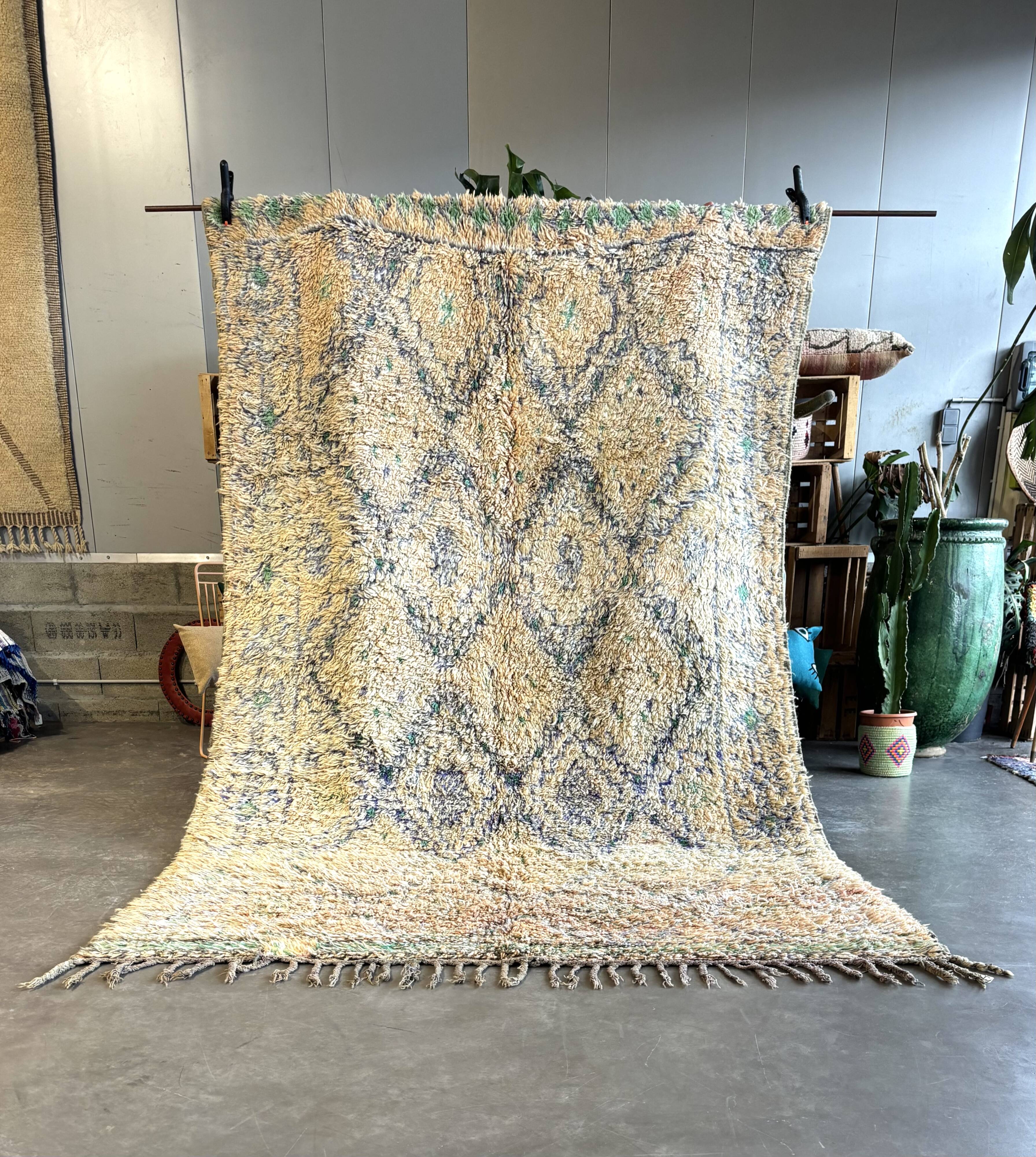 large old beni m'guild berber rug