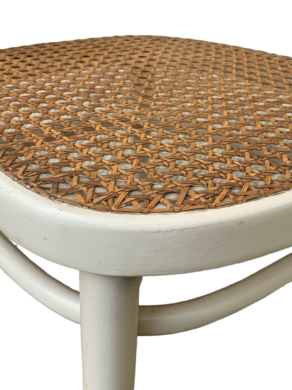 Caned bistro chair