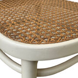 Caned bistro chair