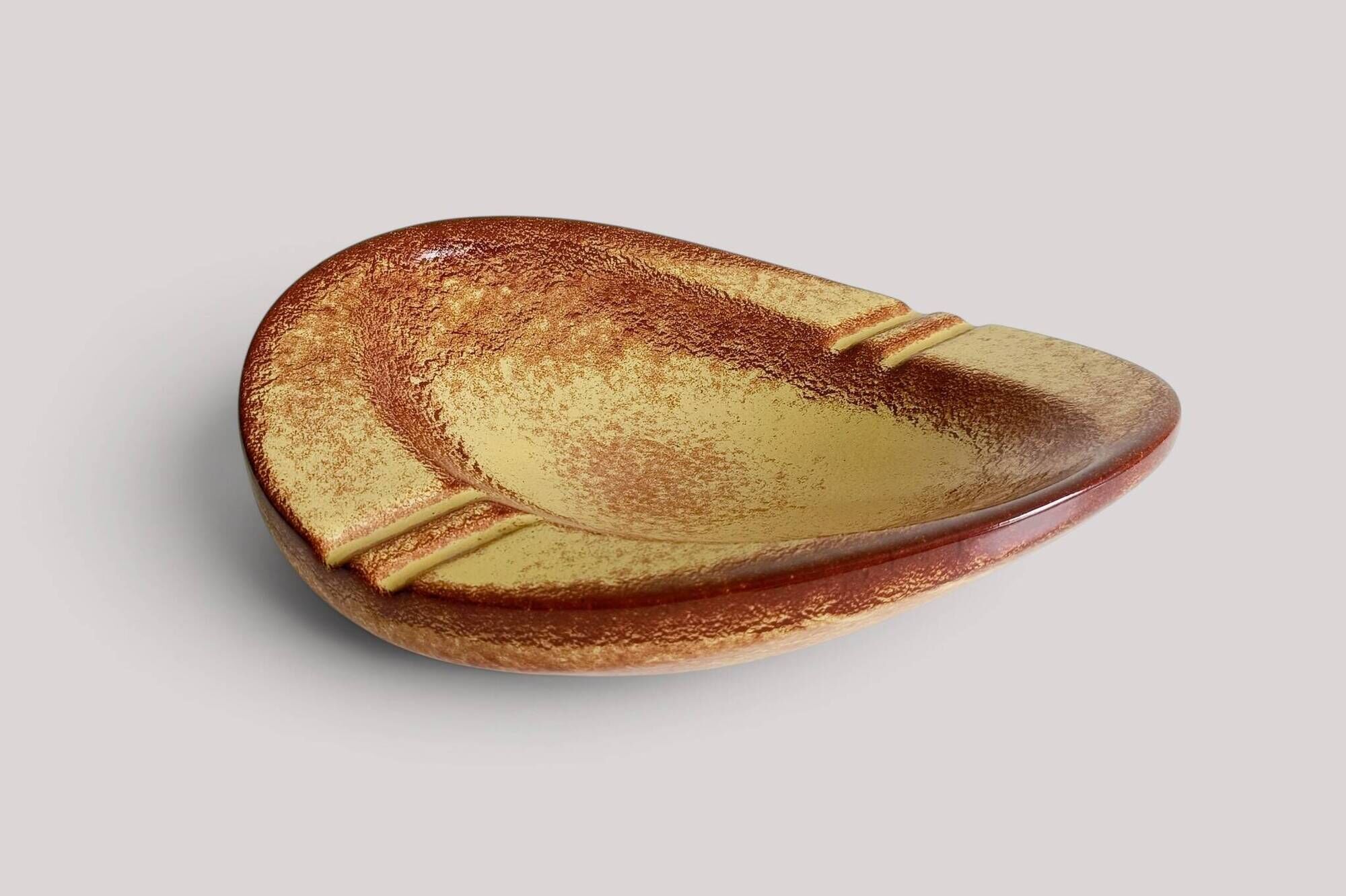 Ceramic ashtray Bertoncello Large or Catchall by Roberto Rigon, 1970s.