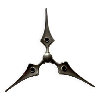 Nagel star candle holder by Fritz Nagel and Caesar Stoffi 1970 vintage