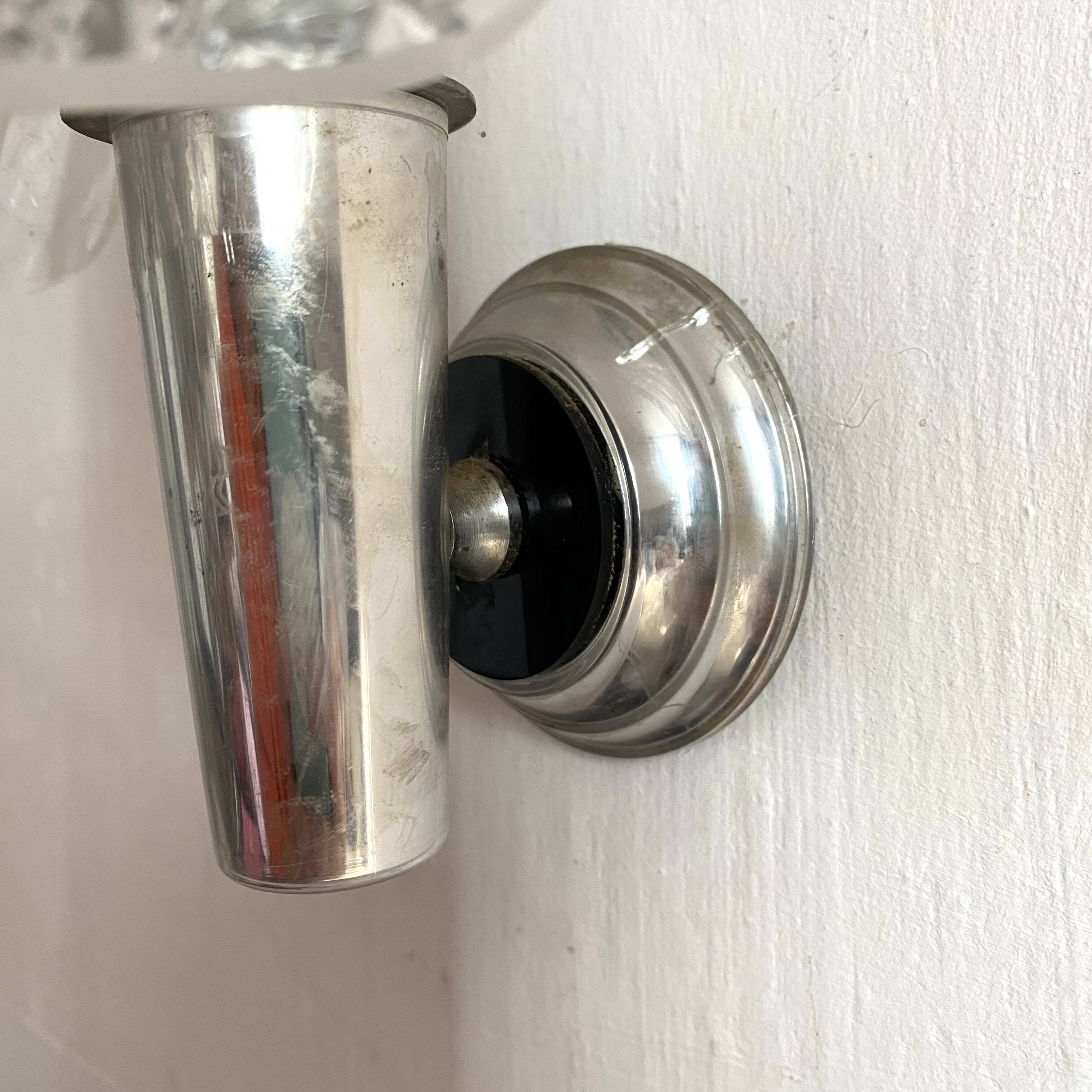 Pair of 60s-70s wall lights