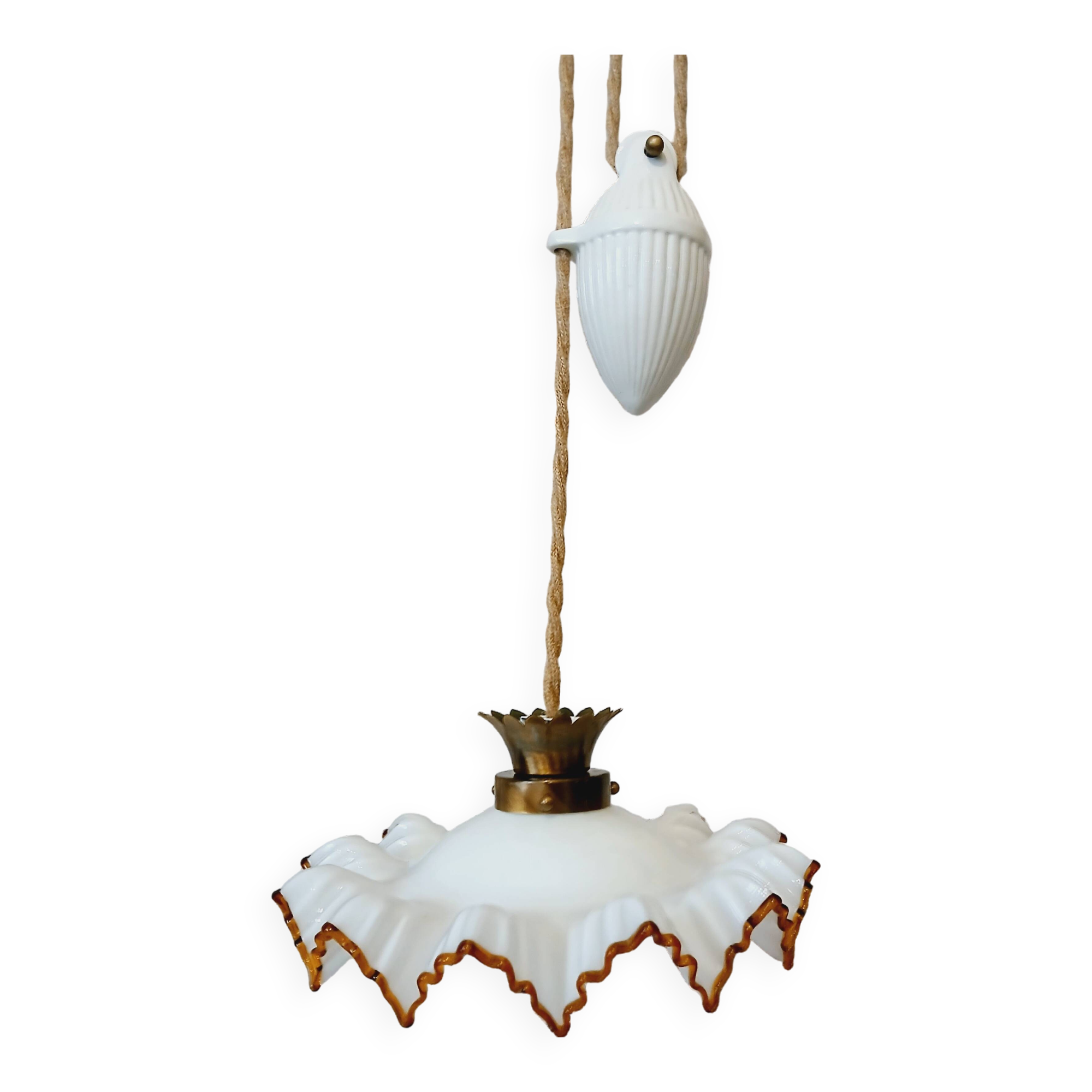 Suspension rises and falls