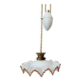 Suspension rises and falls