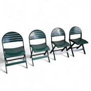 4 x Niels Gammelgaard / Ikea vintage / folding chair / 1993