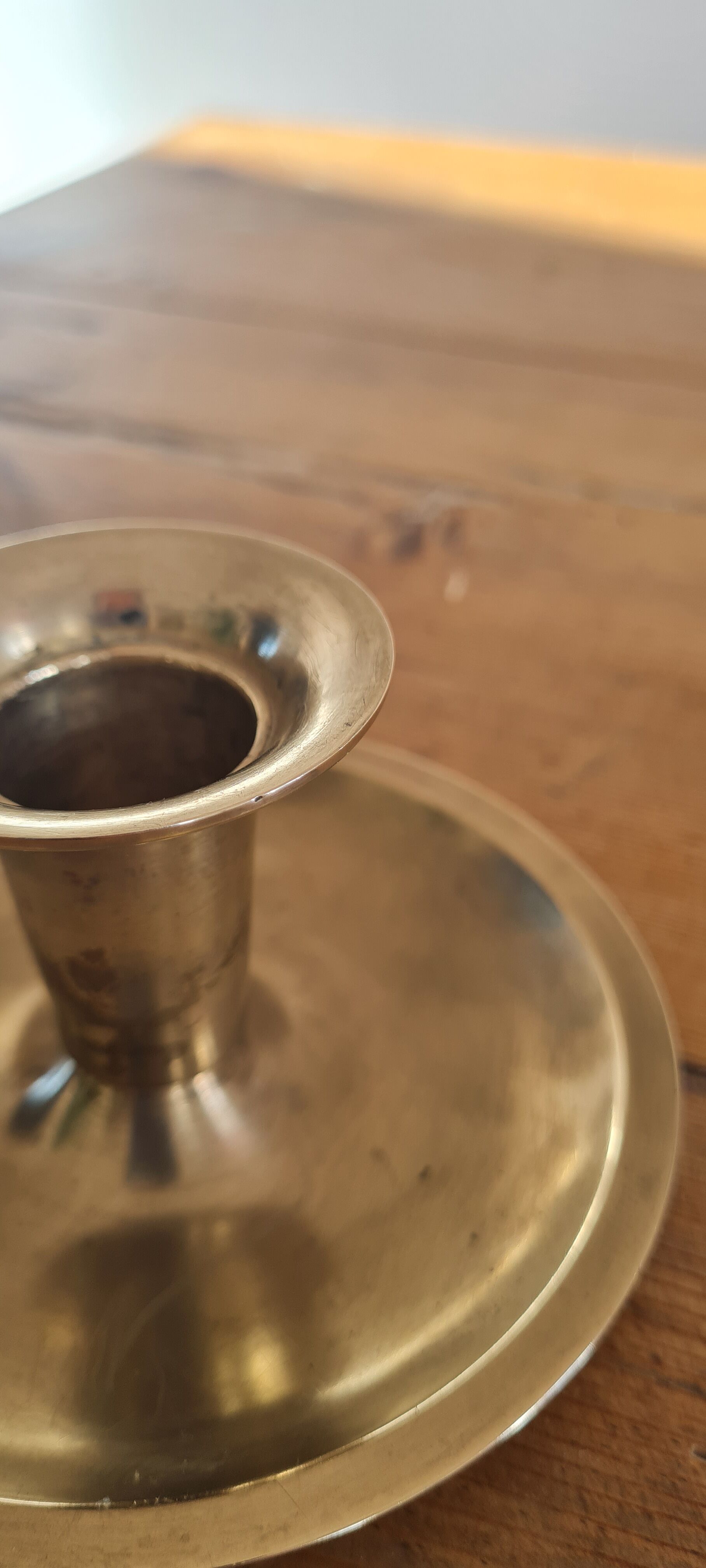 Brass candle holder