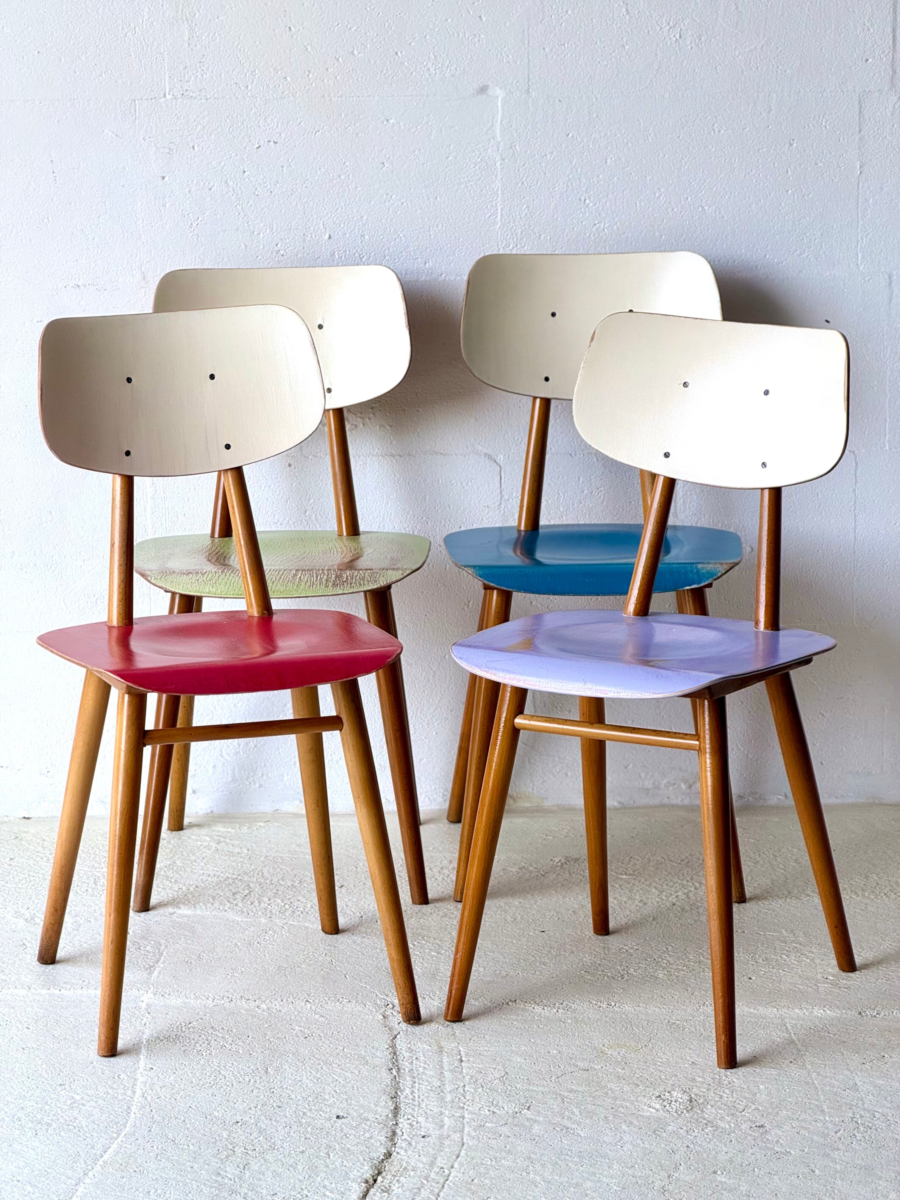 Ton Bistro Chairs, 1960s