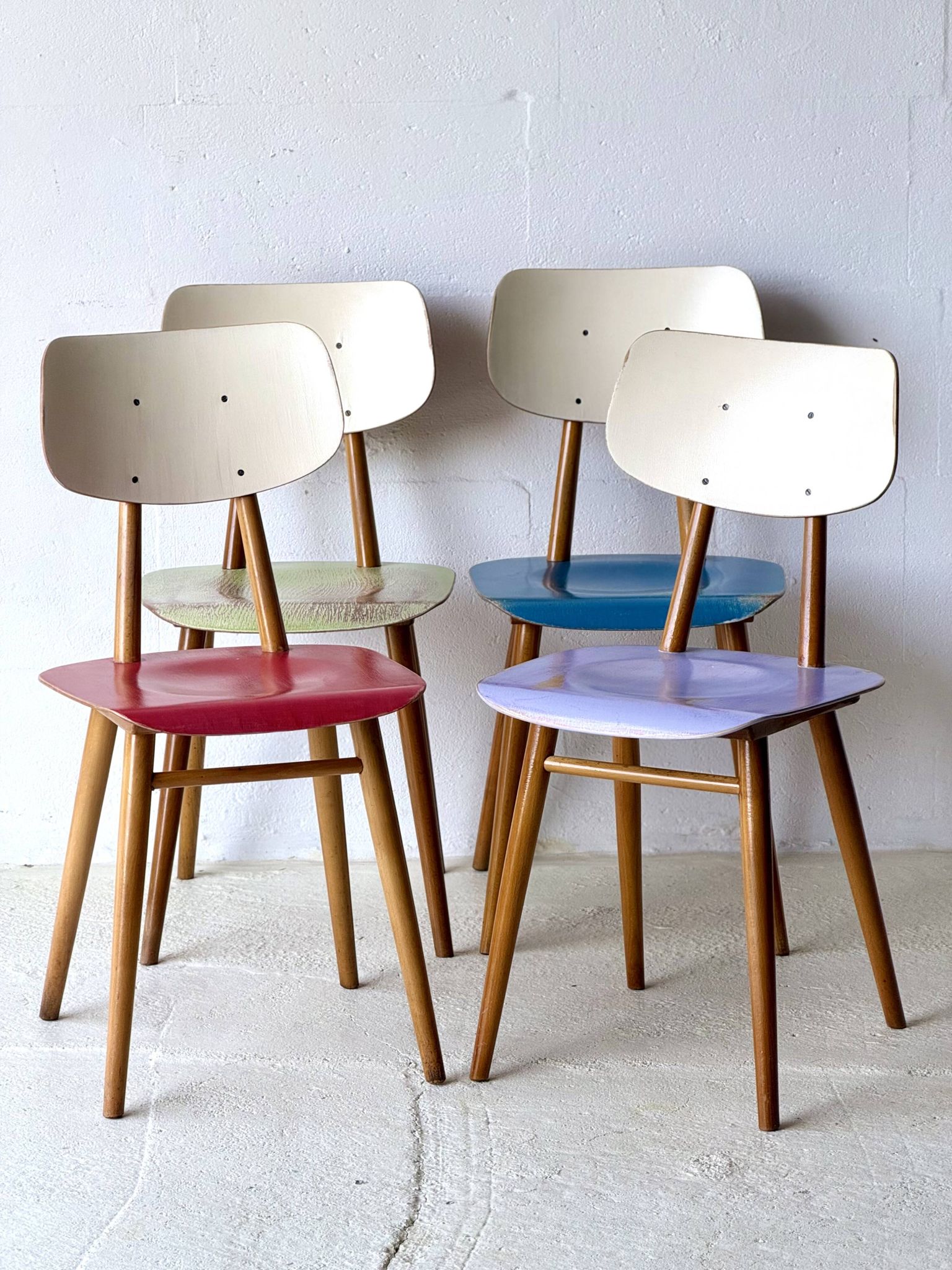 Chaises Bistro Ton, années 1960