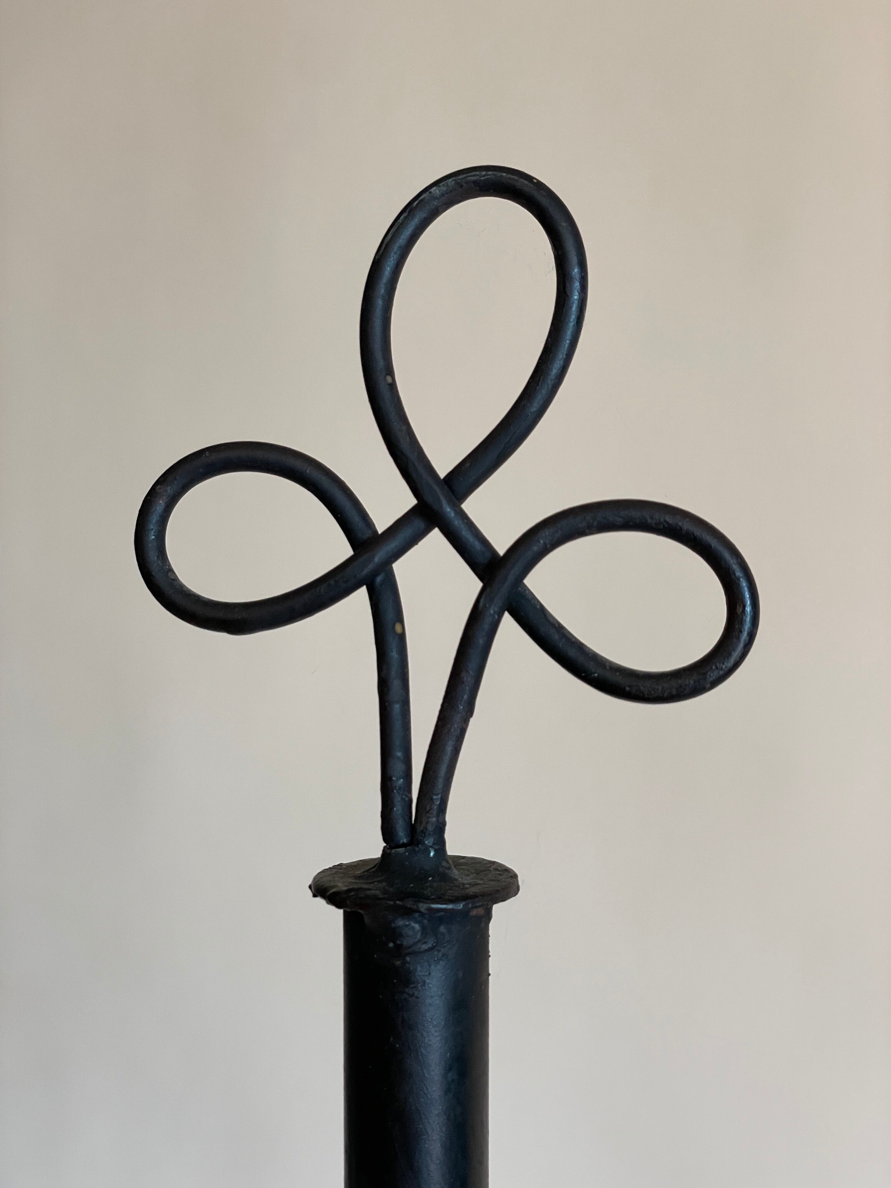 Lampadaire fer forgé