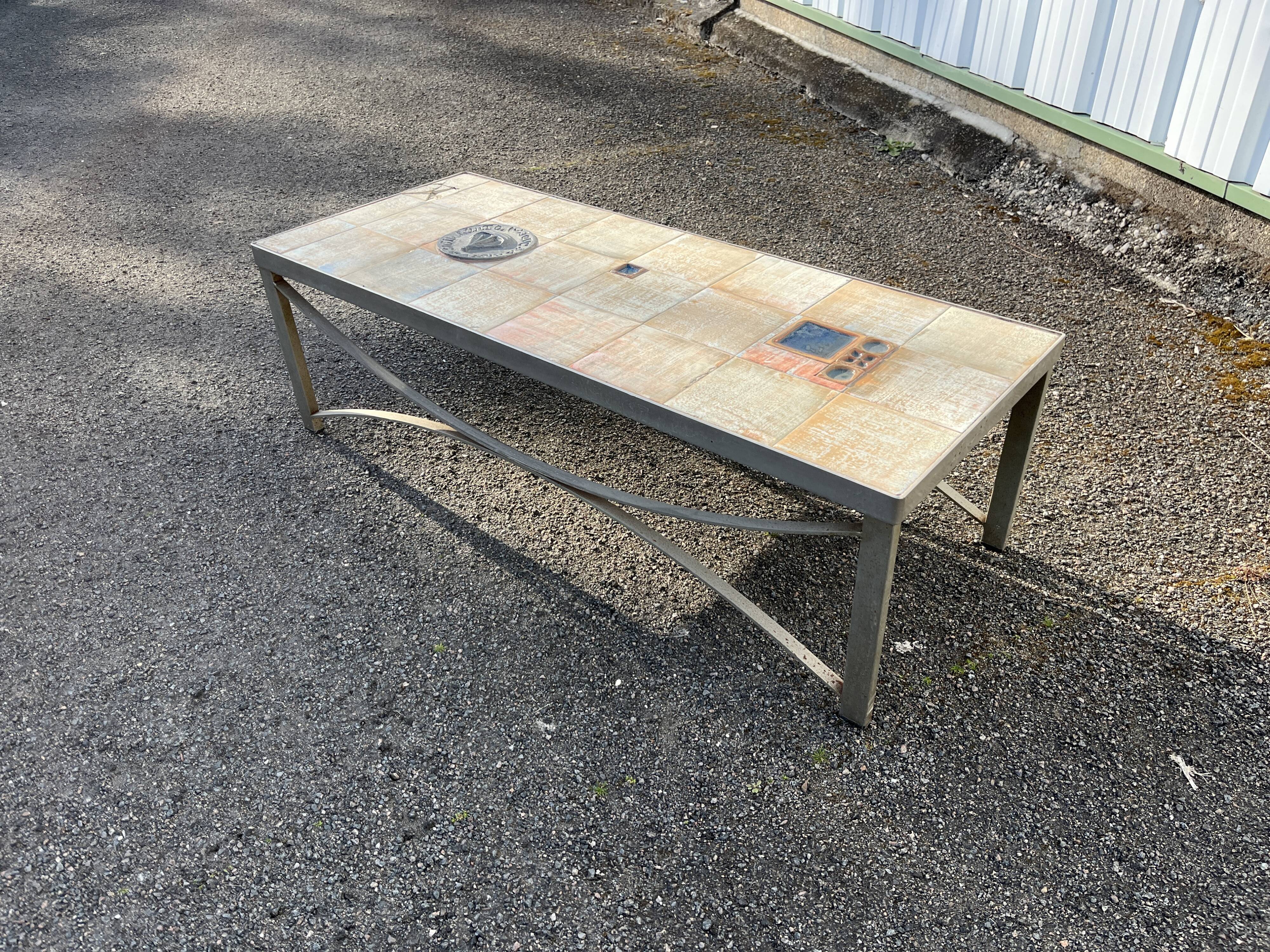 Beautiful vintage STOCKHOLM 1971 coffee table – capron style