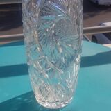Vase vintage en cristal ciselé 1920